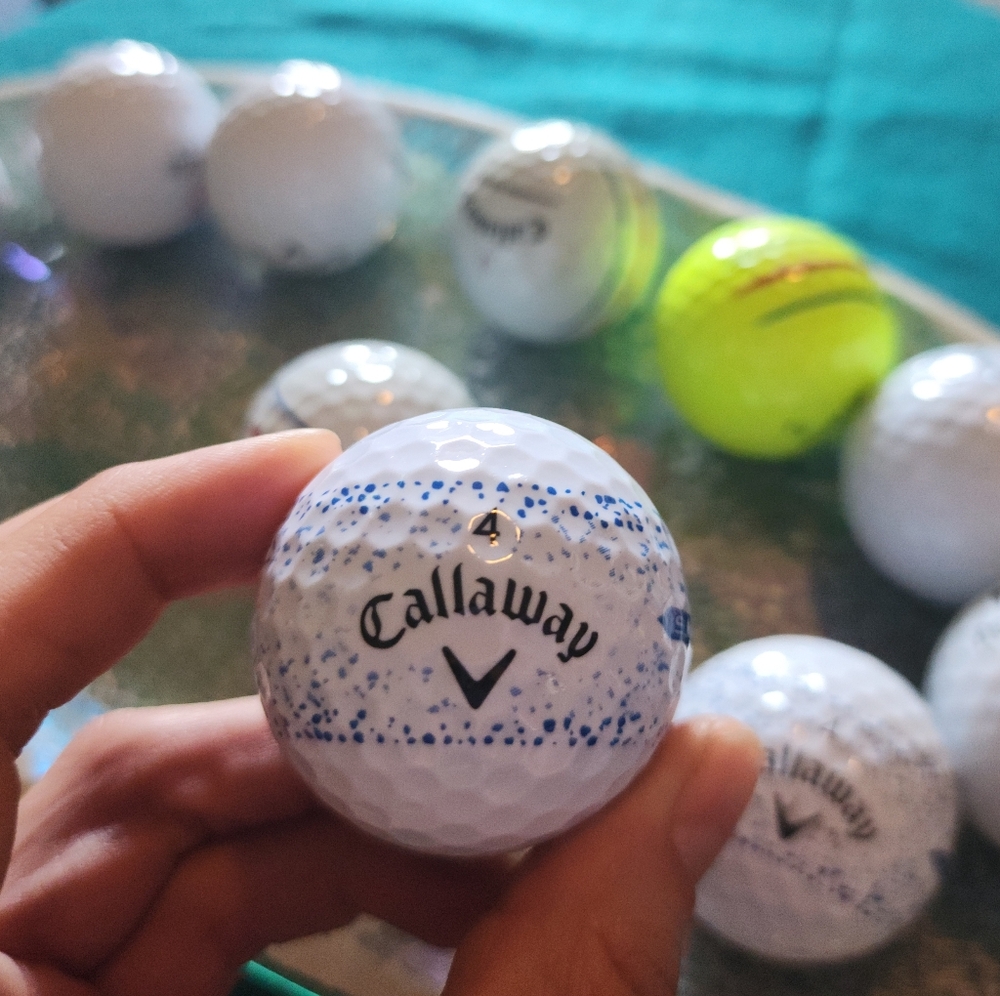 Mixed Callaway Golf Balls (11), White & Yellow - Picture 11 of 15